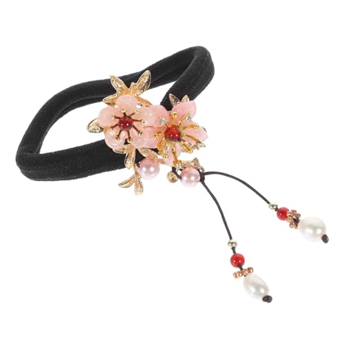 LALAFINA 1stk Haargummi Japanische Kimono-haar-accessoires Elastisches Haarseil Blumenhaarseil Haarbänder Für Frauen Chinesische Haarstäbchen Halter China Palast Kupfer Usw. Mädchen von LALAFINA