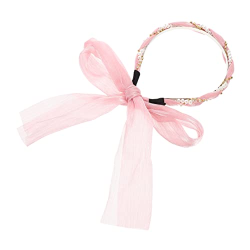 LALAFINA 1stk Stirnband Haarband Dekoration Entzückende Haarspange Kopfschmuck Für Mädchen Bogenkopf Wickeln Damen Stirnbänder Haargummis Für Frauen Eisen Fräulein Hochzeit Schal von LALAFINA