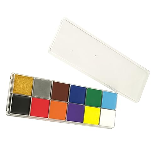 LALAFINA 1stück Farbiger Körper Und Gesichtsmalset Für Halloween Wasserlösliche Farben Für Partys Und Bühnenaufführungen Für Kreative Körperkunst von LALAFINA