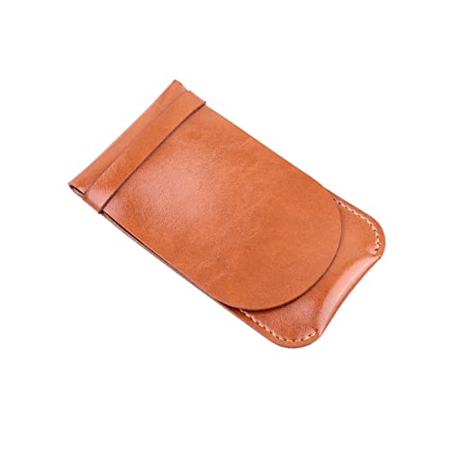 LALAFINA 1stück Leder Pen Vintage Stiftemappe Für Mehrere Stifte Hochwertiger Schutzbezug Für Schreibgeräte Praktische Aufbewahrungstasche Für Büro Schule Und Zuhause Gelb von LALAFINA