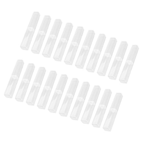 LALAFINA 20stücke Transparente PVC Pen Boxes Leere Stiftboxen Für Und Aufbewahrung Von Stiften Und Bleistiften Kompakte Und Leichte Stiftbehälter Für Schule Und Büro von LALAFINA