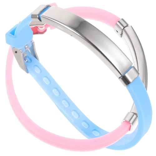 LALAFINA 2St Armband farbige Armbänder Leuchtarmbänder aus Silikon Haarband Rave-Armbänder personalisierte Silikonarmbänder Popularität Partybedarf Kind Rostfreier Stahl von LALAFINA