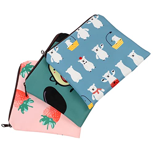 LALAFINA 3st Aufbewahrungsbeutel Für Damenbinden Zeitraum Pad Tasche Kleine Periodentasche Kit Für Die Erste Periode Für Mädchen Padhalter Aufbewahrungstasche Polyester Knopf Student von LALAFINA