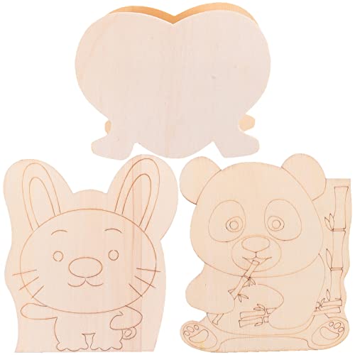 LALAFINA 3St stifthalter selber Machen stifte aufbewahrung Stift aufbewahrung DIY-Kits Vogelhaus-Bausätze für Kinder Bauen Buntstiftetui Buntstifthalter DIY-Stifthalter aus Holz hölzern von LALAFINA