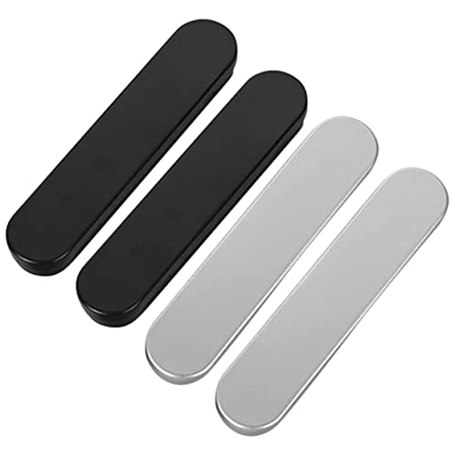 LALAFINA 4 Stück Kleinere Metall Federmäppchen Rechteckige Stifteboxen aus Robustem Metall mit Klappdeckel Aufbewahrungslösung für Schüler und Studenten Praktisch und Langlebig von LALAFINA