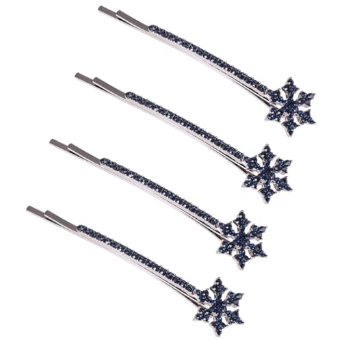 LALAFINA 4 Urlaub Haarspangen Weihnachtshaarschmuck für Haarschmuck für Damen haarklammer set Hochzeitshaarschmuck für blaue haarzusätze Haarspangen für Damenhaarschmuck von LALAFINA