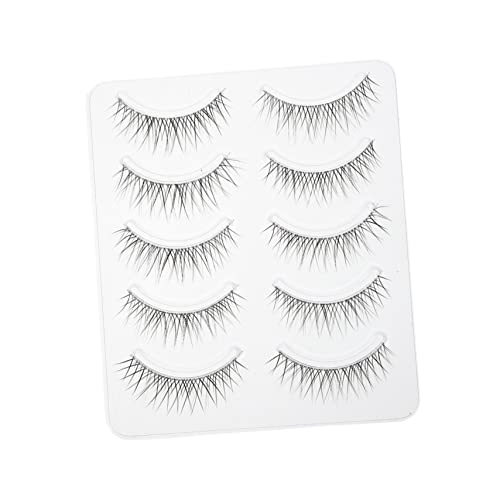 LALAFINA 5 Paare Wimpern Pestanas Postizas Naturales Make-up-zubehör Kosmetische Accessoires Mädchen Schmücken Chemische Faser Frau von LALAFINA