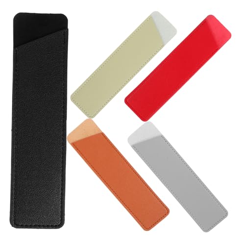 LALAFINA 5stücke Lederetui Für Stifte Und Kugelschreiber Stifthülle Aus Leder Stiftschutzhülle Für Füllfederhalter Und Kugelschreiber Kleine Und Leichte Stiftetaschen Zum Verpacken von LALAFINA