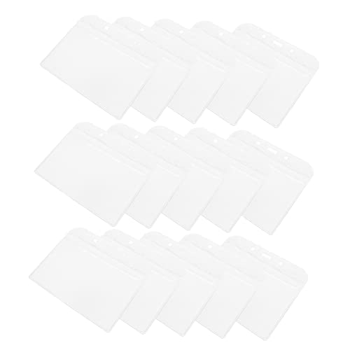 LALAFINA 50stücke Kartenhalter Ausweishalter Für Ausweise Visitenkarten Kreditkarten Verschleißfest Bruchfest Kompaktes Leichtes Design Einfach Zu Transportieren von LALAFINA