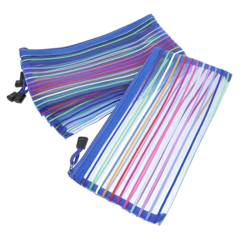 LALAFINA 6stücke Geldbeutel Mit Reißverschluss Netztasche Für Bargeld Stiftetasche Tragbar Und Für Dokumente Karten Und Geld Für Büro Und Reisen von LALAFINA