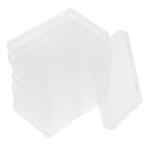 LALAFINA 8stücke Transparente Kartenetuis Aus Kunststoff Aufbewahrungsboxen Für Visitenkarten Spielkarten Kreditkarten Und Staubdicht von LALAFINA