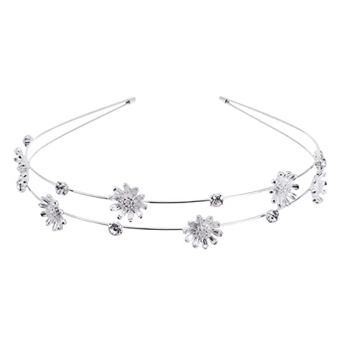 LALAFINA Haarschmuck Für Damen Hochzeitshaarschmuck Für Frauen Haarbänder Für Damenhaar Kopfbedeckungen Für Damen Frauen Stirnband Frauen Haarreifen Südkorea Breitseite Braut von LALAFINA