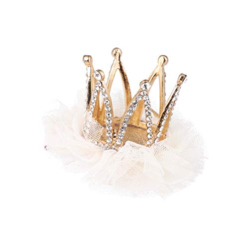 LALAFINA 1stk Baby Kristall Tiara Haarnadel Mit Krone Für Kinder Crown Haar Clips Mädchen Diamant Haarnadel Haar Klammern Knall Glitzernde Haarspangen Pferdeschwanz Kleine Prinzessin von LALAFINA