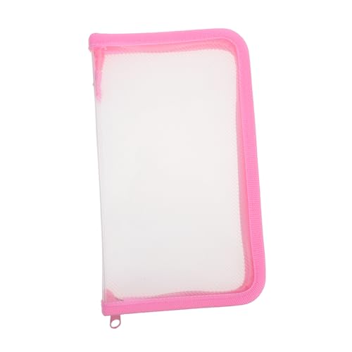 LALAFINA Durchsichtiges Stiftetui Mit Reißverschluss Transparenter Stifthalter Praktischer Organizer Für Schreibwaren Durchsichtiges Federmäppchen Mit Reißverschluss Transparentes Make von LALAFINA