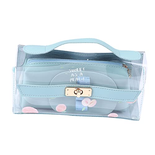 LALAFINA Federmäppchen Mit Reißverschluss Und Großer Kapazität Aufbewahrungstasche Für Stifte Für Kinder Frauen Und Schüler von LALAFINA