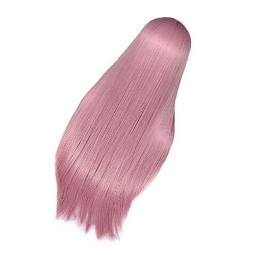 LALAFINA 1stk Perücke Natürliches Rosa Glattes Haar Wellige Haarverlängerung Welliges Haarteil Mode Frauen Cosplay-kopfbedeckung Us-stirnband Hochtemperaturdraht Halloween Fräulein Afrika von LALAFINA