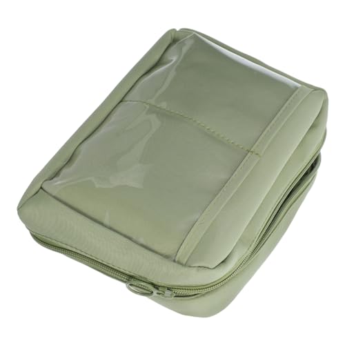 LALAFINA Großes Canvas Federmäppchen mit Reißverschluss Leichtes Tragbares Schreibwaren Organizer Etui für Schule und Büro Geräumige Stifttasche für Studenten und Profis von LALAFINA