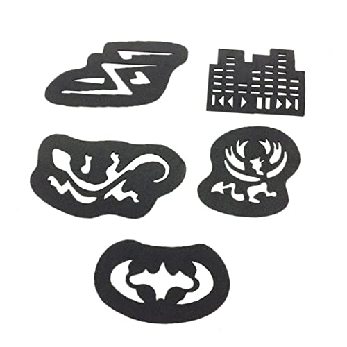 LALAFINA Haartattoo 25 Stück Wasserfeste Haar Muster Schablonen für Mädchen und Frauen Semi Permanente Haardekoration Geeignet für Geburtstage Abschlussfeiern Festivals von LALAFINA