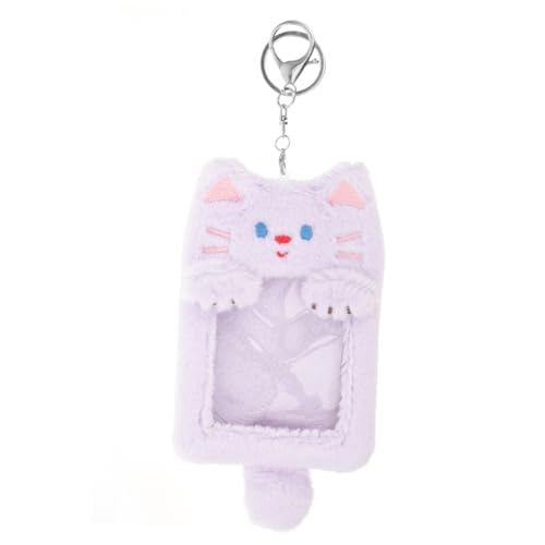 LALAFINA Plüsch Kartenhalter Für Id Bus Kreditkarten Cartoon Tier Design Langlebige Oberfläche Für Schüler Und Sammler Aufhängen Und Organisieren von LALAFINA