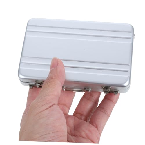 LALAFINA Kompakte Visitenkartenbox im Safe Design mit Schnappbarem Deckel Großer Kapazität Robuster Aufbewahrung für Business Cards und Id Karten Praktischer Kartenhalter für Büro Schule von LALAFINA