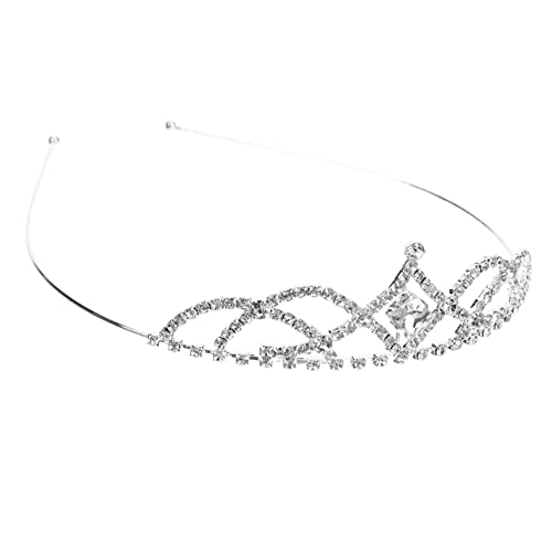 LALAFINA Kopfschmuck Didder Metall Krone Braut Frauen Hochzeit Krone Mädchen Haar von LALAFINA