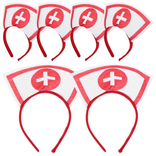 LALAFINA Kostümzubehör Kostüm Hut Stirnband Halloween Kopfschmuck Cosplay Haarreifen Kostümzubeh?r für Frauen (6 Stück) Cosplay Haarband von LALAFINA