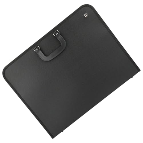 LALAFINA Künstlertasche A3 mit Griff Große Kapazität Tragbare Kunst Aufbewahrungstasche für Zeichnungen und Zubehör Oxford Stoff für Künstler und Kunststudenten von LALAFINA