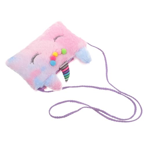 LALAFINA Federmäppchen Aus Plüsch Mit Reißverschluss Multifunktions-Aufbewahrungstasche Für Schreibwaren Kosmetik Handy Und Münzen Schule Bürobedarf von LALAFINA