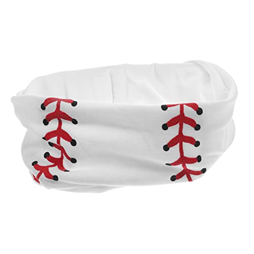 LALAFINA Stirnband Sport-Stirnbänder Geschenke für Baseballspieler Softball-Haargummis breite stirnbänder für damen elastisch Kopfbedeckung Zubehör Haarschmuck Fitness Schal Stoff von LALAFINA