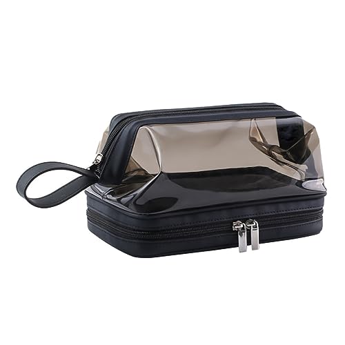 LALAFINA Transparente Kosmetiktasche Schminktaschen Für Frauen Make-up-Organizer-Tasche Kulturbeutel Aufbewahrungstaschen Für Toilettenartikel Fräulein TPU Reiseartikel Haushalt von LALAFINA