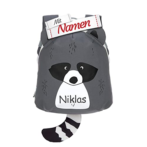 LÄSSIG Kinder Rucksack mit Namen personalisiert, Kleiner Kinderrucksack für Kindergarten Kita, Mini Kindergartenrucksack, Kindergartentasche 3,5 L von LALALO