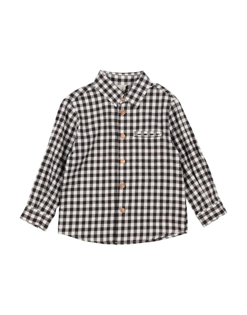 LALALÙ Hemd Kinder Dunkelbraun von LALALÙ