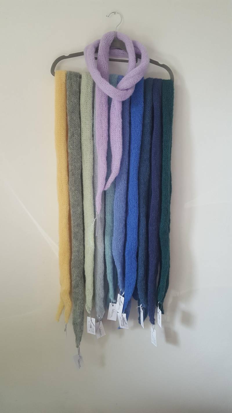Alpaka-Seide Schal Rundschal - 35 Farben von LALAcrea