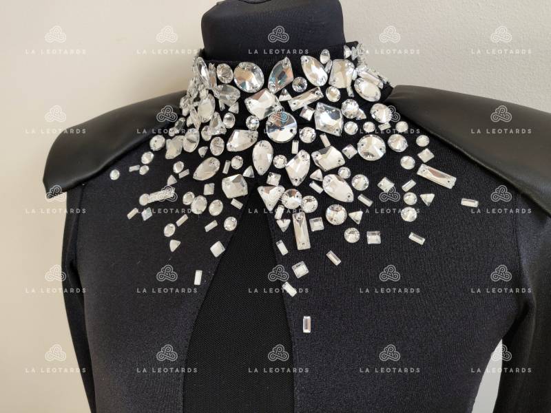 Kristall Eiskunstlaufkostüm Acro Show Dance Ganzanzug von LALEOTARDS