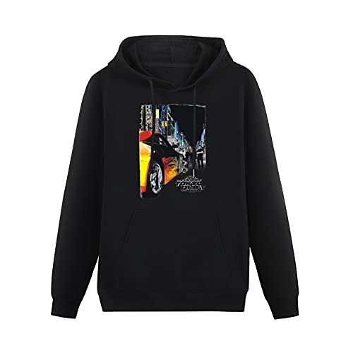 LAM PURE The Fast & The Furious Tokyo Drift Action Racing Movie Poster Cotton Pullover Long Sleeve Hoody Sweatshirts XL von LAM PURE