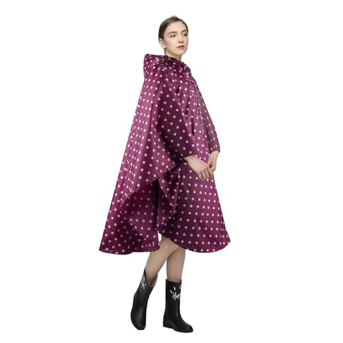 LAMA Fashion Rain Poncho Unisex Raincoat Breathable Rain Cape Lightweight Rain Jacket Rain Protection Clothing Raincoat as Picnic Blanket Awning for Men Women Bicycle Motorcycle Hiking Camping Travel von LAMA