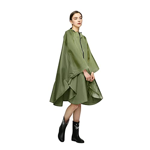 LAMA Mode Regenmantel Unisex Regenponcho Atmungsaktiv Regencape Leicht Regenjacke Regenschutzbekleidung Raincoat als Picknickdecke Sonnensegel für Herren Damen Fahrrad Motorrad Wandern Camping Reisen von LAMA