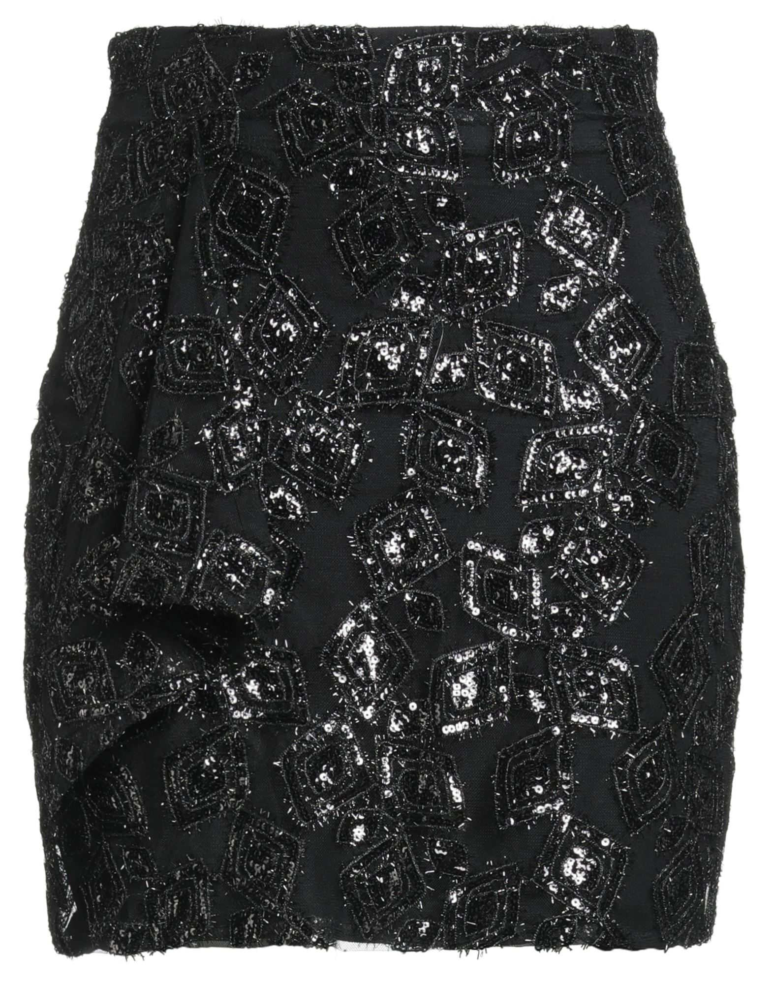 LAMADAMENUIT Minirock Damen Schwarz LAMADAMENUIT Minirock Damen Schwarz von LAMADAMENUIT