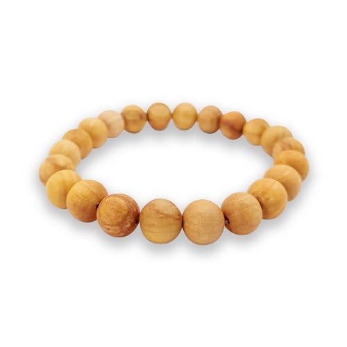 LAMARE Palo Santo, handgefertigtes Armband aus Naturholz mit 8 mm Perlen, elegant mit beruhigenden Eigenschaften, modernes und diskretes Design LAMARE Palo Santo, handgefertigtes Armband aus Naturholz mit 8 mm Perlen, elegant mit beruhigenden Eigenschaften, modernes und diskretes Design von LAMARE
