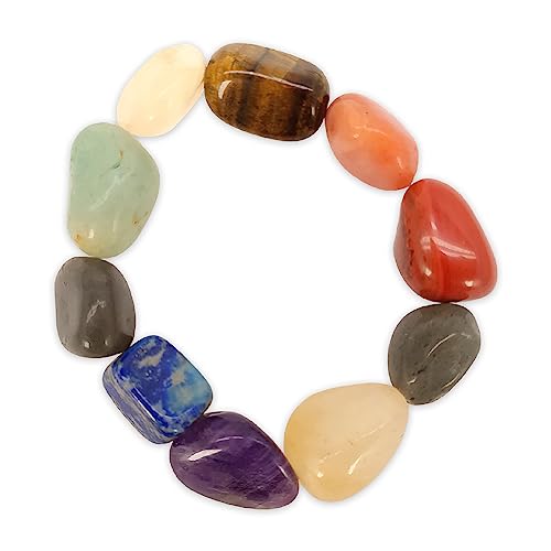 LAMARE – Kieselstein-Armband der 7 Chakren – Energie- und Wohlfühlschmuck – Energieschutz – Gleichgewicht – Harmonisieren – Vitalität – Energie. LAMARE – Kieselstein-Armband der 7 Chakren – Energie- und Wohlfühlschmuck – Energieschutz – Gleichgewicht – Harmonisieren – Vitalität – Energie. von LAMARE