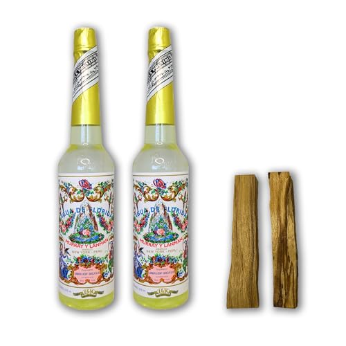 Lamare Eau de Toilette Florida, 270 ml, 2 Stück, Original Florida, Geschenk, 2 Sticks Palo Santo – 100 % Eau de Cologne Original Peru, Gelb Murray & Lanman – Spirituelles Wasser Lamare Eau de Toilette Florida, 270 ml, 2 Stück, Original Florida, Geschenk, 2 Sticks Palo Santo – 100 % Eau de Cologne Original Peru, Gelb Murray & Lanman – Spirituelles Wasser von LAMARE