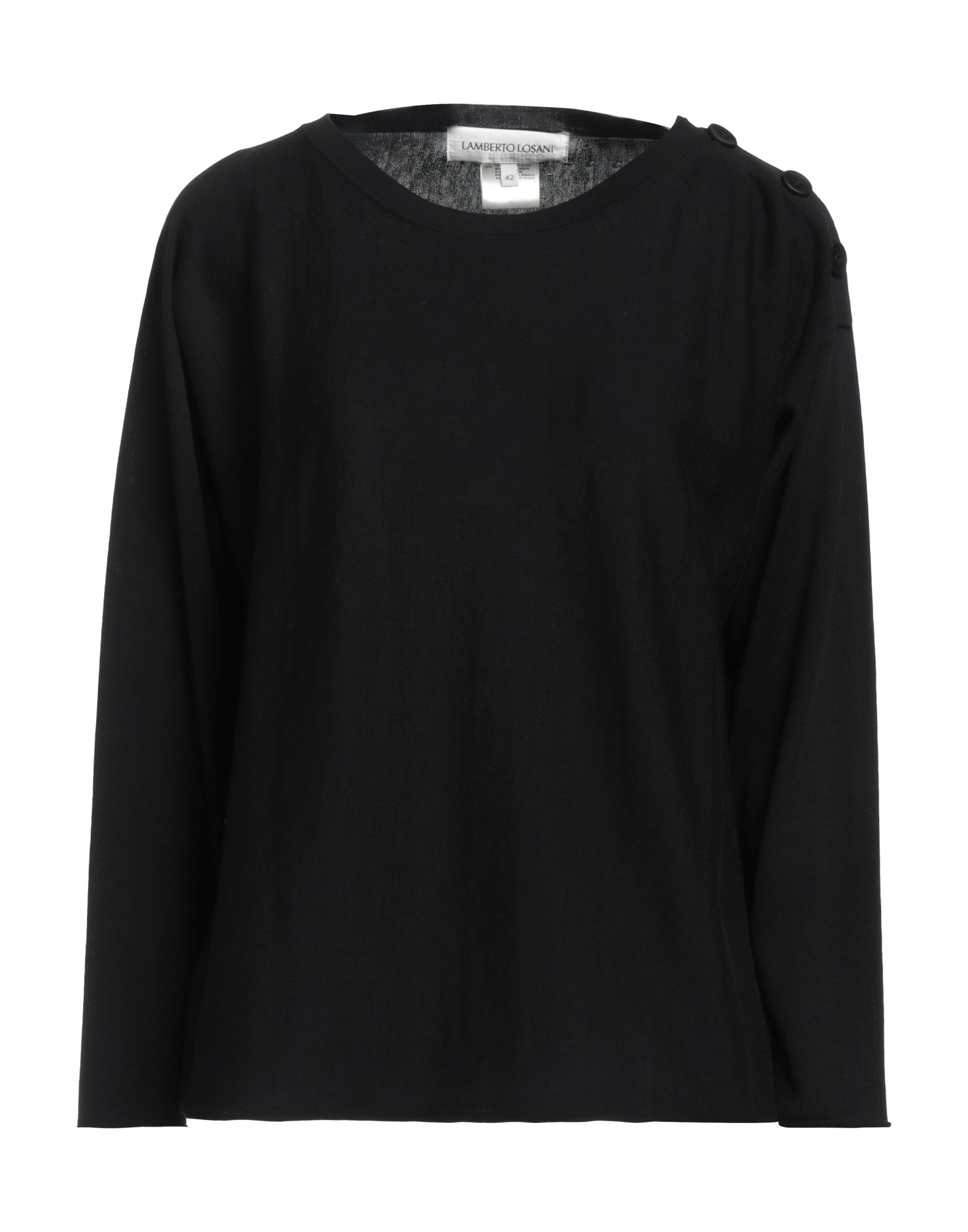 LAMBERTO LOSANI Pullover Damen Schwarz von LAMBERTO LOSANI