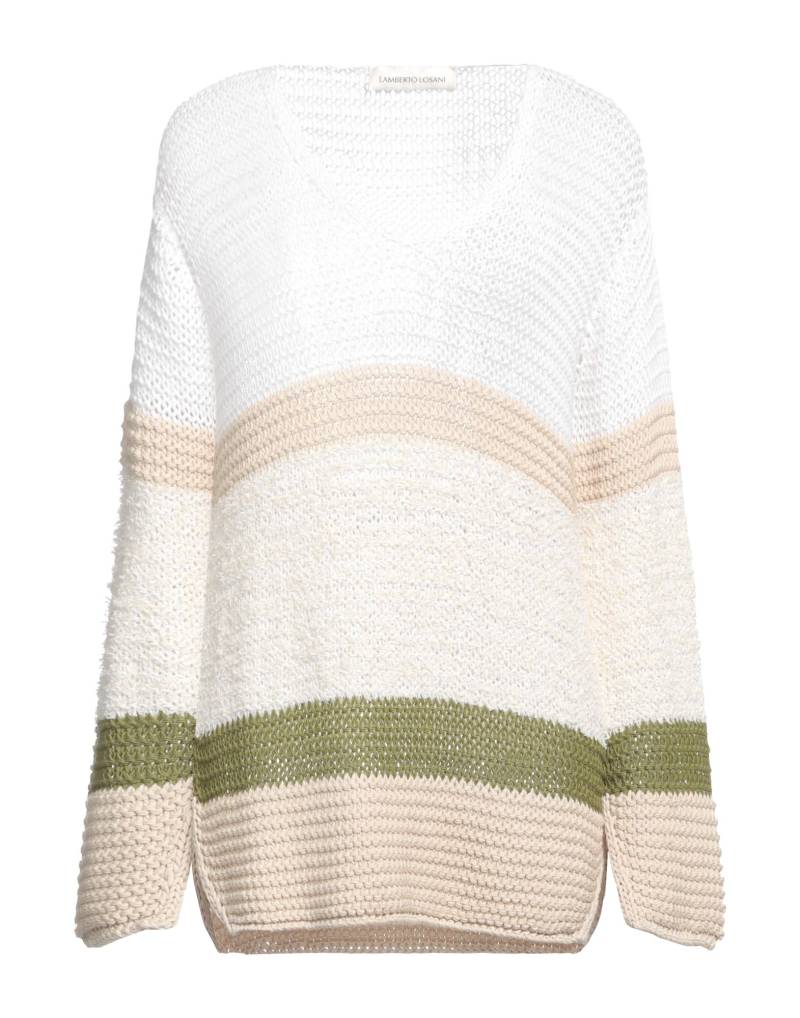 LAMBERTO LOSANI Pullover Damen Weiß von LAMBERTO LOSANI