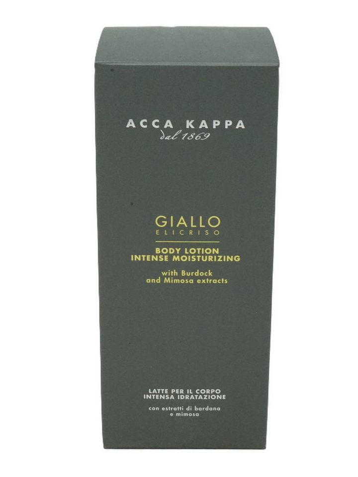 LAMBORGHINI Bodylotion Acca Kappa Giallo Elicriso Burdock and Mimosa Body Lotion 300 ml LAMBORGHINI Bodylotion Acca Kappa Giallo Elicriso Burdock and Mimosa Body Lotion 300 ml von LAMBORGHINI