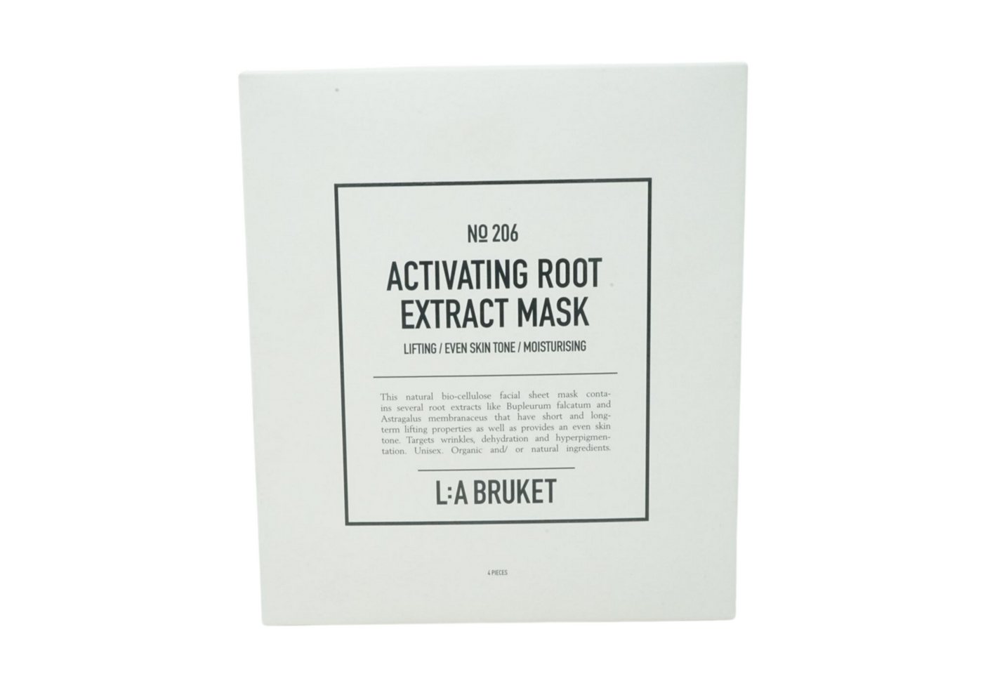 LAMBORGHINI Gesichtsmaske La Bruket No 206 Activating Root Gesichtsmaske 4 Stück von LAMBORGHINI