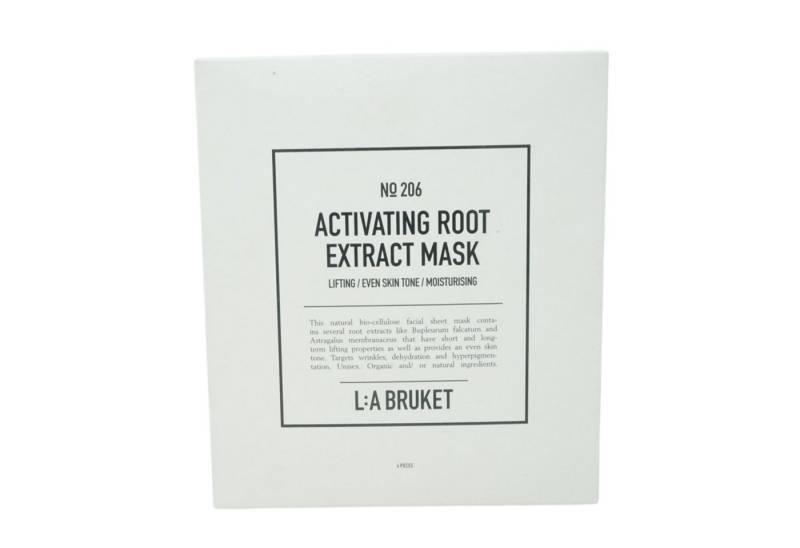 LAMBORGHINI Gesichtsmaske La Bruket No 206 Activating Root Gesichtsmaske 4 Stück von LAMBORGHINI