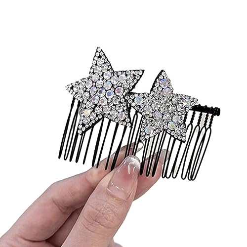 Decor Star Haarspange für Damen, schöne Haarklammer, ästhetische Haarklammer, Fotoaufnahmen, Haar-Accessoires, Haarclip F von LAMDNL