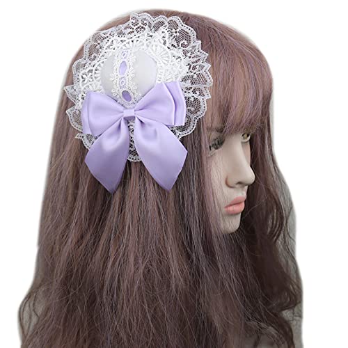 Koreanische Haarnadel, Spitzenhut, Haarspange, Cosplay, niedlich, japanisch, süß, lebendig, Haarschmuck für Mädchen, Frauen, Mädchen von LAMDNL