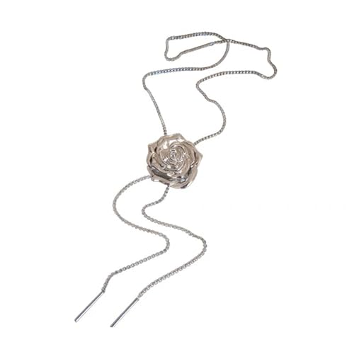 LAMDNL Doppelter Verwendungszweck Rosen-Schlüsselbeinkette/Taillenkette für Frauen, verstellbare Rosen-Choker, Dinner-Party, weiblicher Taillen-Körperschmuck von LAMDNL