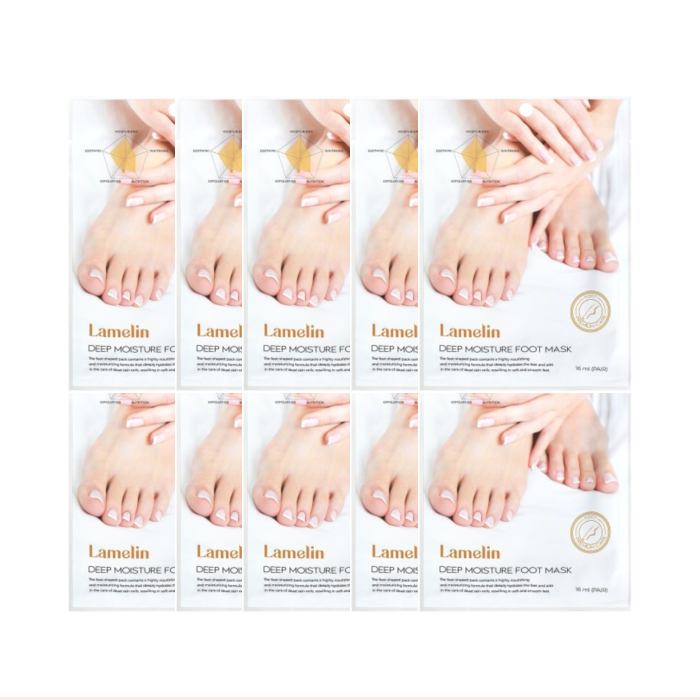 LAMELIN - Deep Moisture Foot Mask - 10pcs von LAMELIN